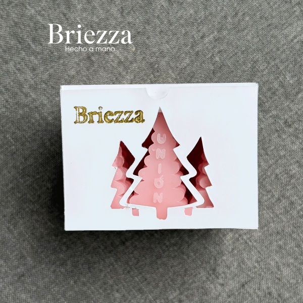 Imagen Velitas Navideñas con caja de arbol