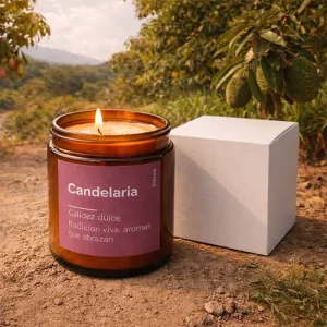 Vela decorativa para regalar, detalles para regalar Candelaria - Briezza