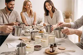 Imagen de talleres de velas para empresas