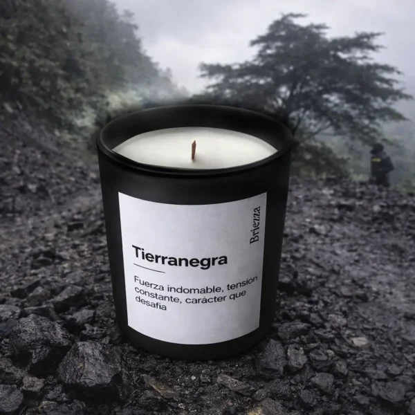 Vela aromatizada para regalar, detalles para regalar Tierranegra - Briezza