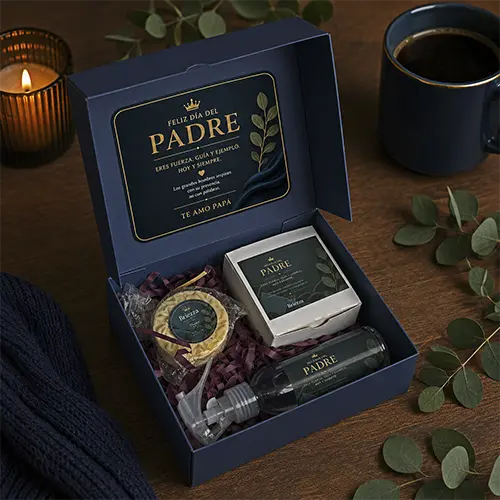 Regalo día del padre - Detalle corporativo día del padre Kit Azul Abierto